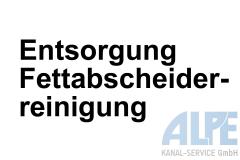 Entsorgung - Fettabscheiderreinigung